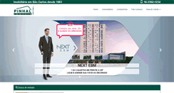 Desktop Screenshot of pinhalimoveis.com.br